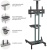Стойка для телевизора Onkron TS1551 черный 40"-70" макс.55.5кг напольный мобильный