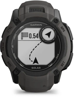 Смарт-часы Garmin Instinct 2X Solar 50мм 1" MIP корп.черный рем.черный (010-02805-00)