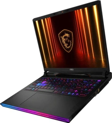 Ноутбук MSI Raider 16 HX A2XWIG-688CA Core Ultra 9 275HX 64Gb SSD2Tb NVIDIA GeForce RTX5080 16Gb 16" IPS QHD+ (2560x1600) Windows 11 Home Multi Language black WiFi BT Cam (A2XWIG-688CA)