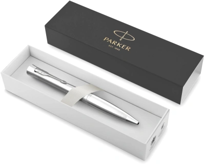 Ручка шариков. Parker Urban Core K314 (2143641) Metro Metallic CT M син. черн. подар.кор.