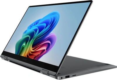 Ноутбук Samsung Galaxy Book 5 360 NP750 Core Ultra 7 256V 16Gb SSD512Gb Intel Arc 140V 15.6" AMOLED Touch FHD (1920x1080) Windows 11 Home Multi Language grey WiFi BT Cam (NP750QHA-LG2IN)