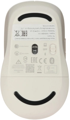 Мышь Xiaomi Dual-mode Wireless Mouse 2 белый оптическая 1200dpi silent беспров. BT/Radio USB для ноутбука 4but (BHR8849GL)