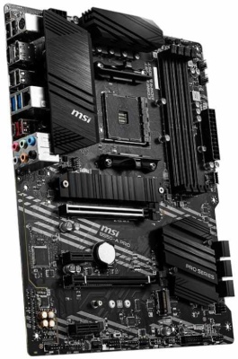 Материнская плата MSI B550-A PRO Soc-AM4 AMD B550 4xDDR4 ATX AC`97 8ch(7.1) GbLAN RAID+HDMI+DP