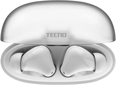 Гарнитура внутриканальные Tecno Buds 4 BD04 белый беспроводные bluetooth в ушной раковине (BD04 WHITE)