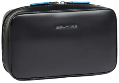 Чехол для кабелей и зарядки Piquadro Blue Square AC6895B2/N черный натур.кожа