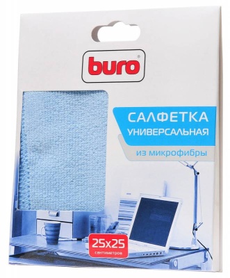 Салфетка Buro BU-MF для удаления пыли коробка 1шт 25х25см (24 шт. в упаковке)
