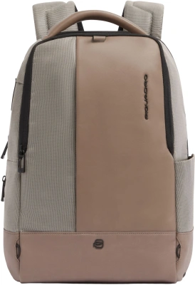 Рюкзак Piquadro Sync CA7188W145/SA песочный/серый натур.кожа/нейлон
