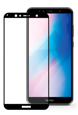 Защитное стекло для экрана Redline mObility черный для Huawei Honor 7A Pro 3D 1шт. (УТ000017629)