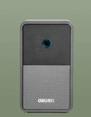 Точилка для карандашей механическая Deli 71160Black 1 отверстие пластик черный