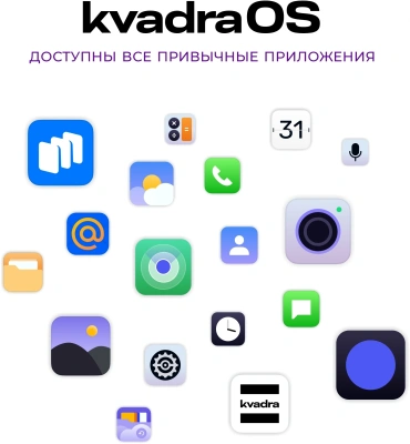 Планшет Kvadra TS11.02-2111-21 (2.4) 8C RAM6Gb ROM128Gb 10.95" IPS 2000x1200 4G KvadraOS серый 13Mpix 5Mpix BT WiFi microSD 256Gb 9000mAh 8hr