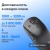Мышь Оклик 489MW черный оптическая 3200dpi silent беспров. BT/Radio USB 6but (1885440)