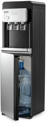 Кулер AEL LD-AEL-806a напольный электронный черный/серебристый