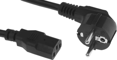 Шнур питания ITK PC-C13D-2M C13-Schuko проводник.:3x1.5мм2 2м 230В 10А черный