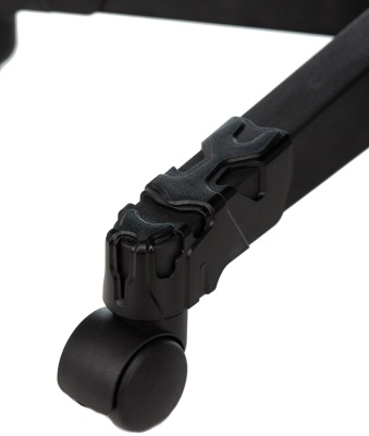 Кресло игровое Zombie Game 17 черный ткань/эко.кожа крестов. пластик