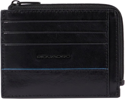 Кошелек мужской Piquadro Blue Square Revamp PP4822B2VR/N черный натур.кожа
