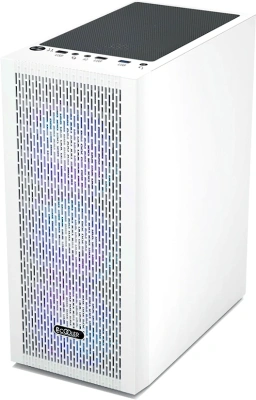 Корпус PcCooler MA100 Mesh Wh белый без БП ATX 5x120mm 2xUSB2.0 1xUSB3.0 audio bott PSU