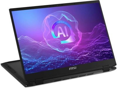 Ноутбук MSI Summit Pro 16 AI A2HVETG-084RU Core Ultra 9 285H 32Gb SSD1Tb NVIDIA GeForce RTX4050 6Gb 16" IPS Touch QHD+ (2560x1600) Windows 11 Pro black WiFi BT Cam (9S7-159631-084)