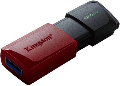 Флеш Диск Kingston 128GB DataTraveler Exodia M DTXM/128GB USB3.2 черный/красный