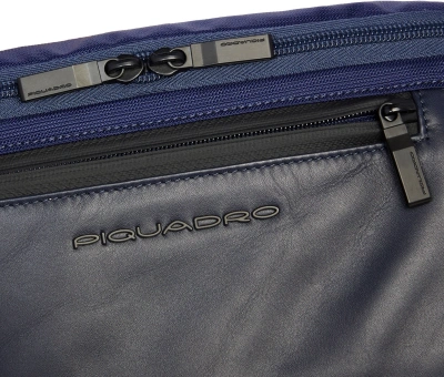 Сумка Piquadro Orion CA2174S136/BLU синяя ткань/натур.кожа