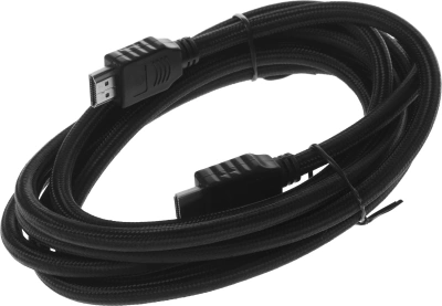 Кабель аудио-видео Cactus CS-HDMI.2-3 HDMI (m)/HDMI (m) 3м. позолоч.конт. черный