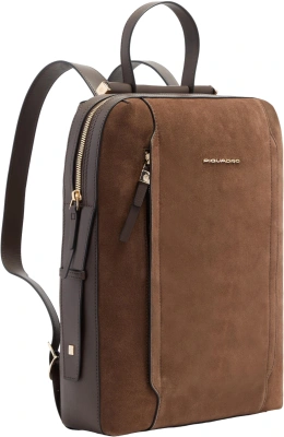Рюкзак женский Piquadro Circle CA4576W92/MS коричневый замша/натур.кожа