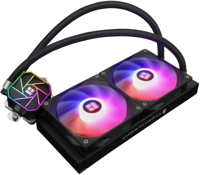 Система водяного охлаждения Thermalright Aqua Elite 240 V3 ARGB Soc-AM5/AM4/1151/1200/2066/1700 черный 4-pin 25.6dB Al Ret (A-ELITE-BL-240-ARGB-V3)
