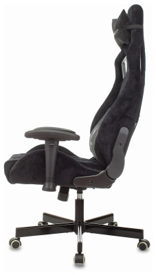 Кресло игровое Knight Outrider LTD черный Light-20 с подголов. крестов. металл