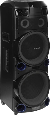 Минисистема Supra SMB-1000 черный 150Вт FM USB BT SD