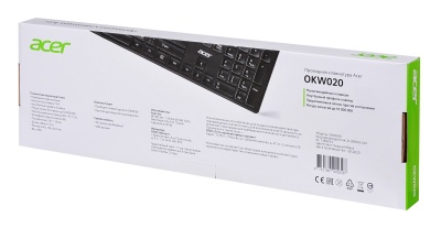 Клавиатура Acer OKW020 черный USB slim Multimedia (ZL.KBDEE.001) кабель 1.5м