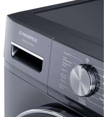Стиральная машина Maunfeld MFWM1410SB02 класс: A+++ загр.фронтальная макс.:10кг темно-серебристый инвертор