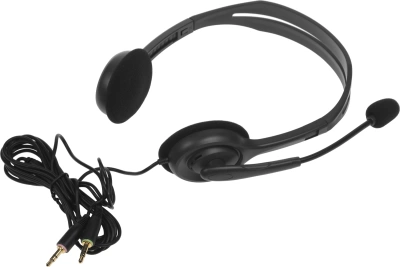 Наушники с микрофоном Logitech H110 серый 1.8м накладные оголовье (981-000271)
