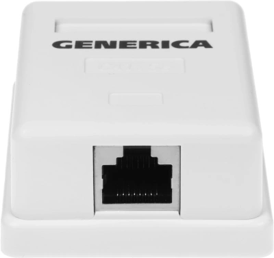 Розетка ITK CS2-1C5EF-12-G настенная 49.2x62.5x25.2мм крышка RJ45 пластик белый (упак.:1шт)