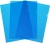 Папка-уголок Бюрократ -E310/1BLU A4 пластик 0.18мм синий