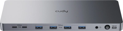 Разветвитель USB-C Cudy CS700 6порт. серебристый