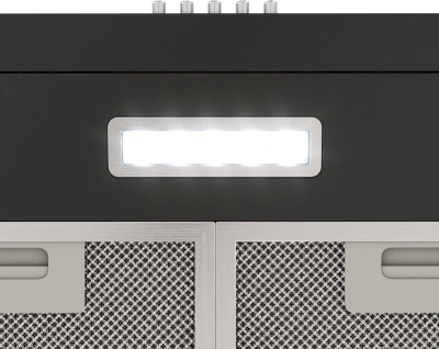 Вытяжка козырьковая Elikor Eco ONE 50 BK черный управление: кнопочное