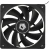 Вентилятор для корпуса ID-Cooling FL-12025K 120х120x25 черный 3-pin 21дБ Ret