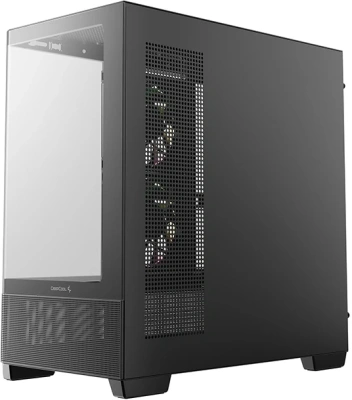 Корпус Deepcool CG380U 3F черный без БП mATX 6x120mm 3x140mm 2xUSB3.0 audio bott PSU