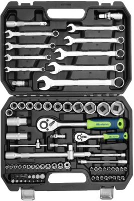 Набор инструментов Сибртех 13391 82 предмета (жесткий кейс)