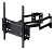 Кронштейн для телевизора Kromax GALACTIC-44 черный 32"-70" макс.45кг настенный поворотно-выдвижной и наклонный