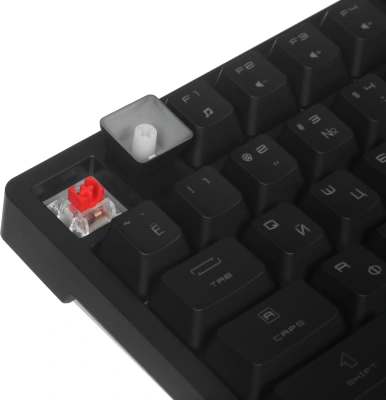 Клавиатура MSI GK320 механическая черный USB Multimedia for gamer LED (S11-04RU259-HH9) кабель 1.6м