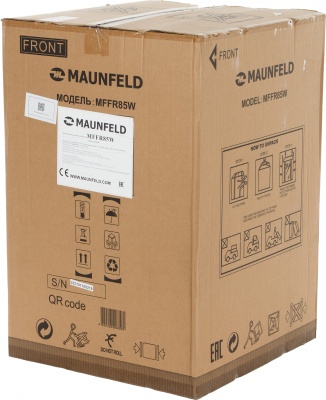 Морозильная камера Maunfeld MFFR85W белый