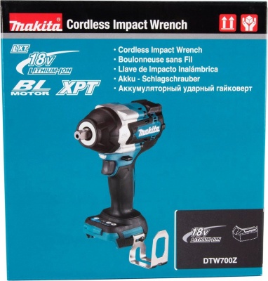 Гайковерт Makita DTW700Z аккум. патрон:квад.1/2"