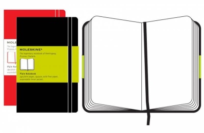 Блокнот Moleskine CLASSIC QP062R Large 130х210мм 240стр. нелинованный твердая обложка красный