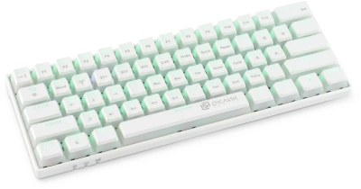 Клавиатура Оклик K763W механическая белый USB беспроводная BT/Radio Multimedia for gamer LED (1920562) кабель 1.5м