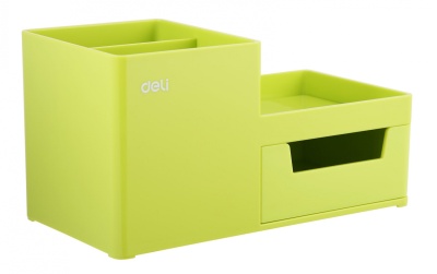 Органайзер настольный Deli EZ25150 Rio 175x90x92мм зеленый пластик