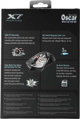 Мышь A4Tech Oscar Editor XL-747H коричневый/рисунок лазерная 3600dpi USB 6but (XL-747H (BROWN SPIDER))