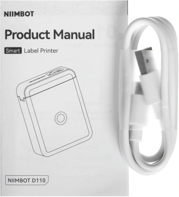 Термопринтер Niimbot D110 M (1746733) 203dpi 40мм/с/USB/BT для печ.этик. белый