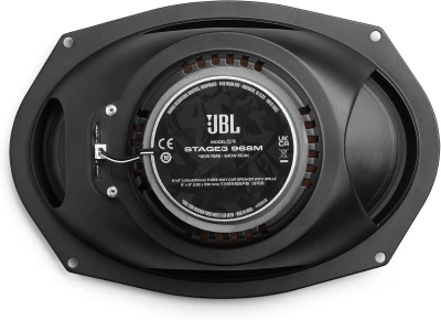 Колонки автомобильные JBL Stage3 968MF (без решетки) 640Вт 92дБ 4Ом 16x23см (6x9дюйм) (ком.:2кол.) коаксиальные трехполосные