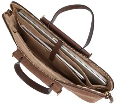 Деловая сумка женская Piquadro Circle CA6698W92/MS с отделением для ноутбука 14" коричневая натур.кожа