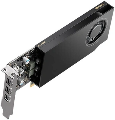 Видеокарта PNY PCI-E 4.0 A1000 NVIDIA RTX A1000 8Gb 128bit GDDR6 727/10000 mDPx4 HDCP oem low profile